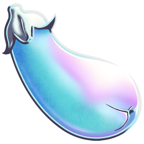 Holograph Eggplant